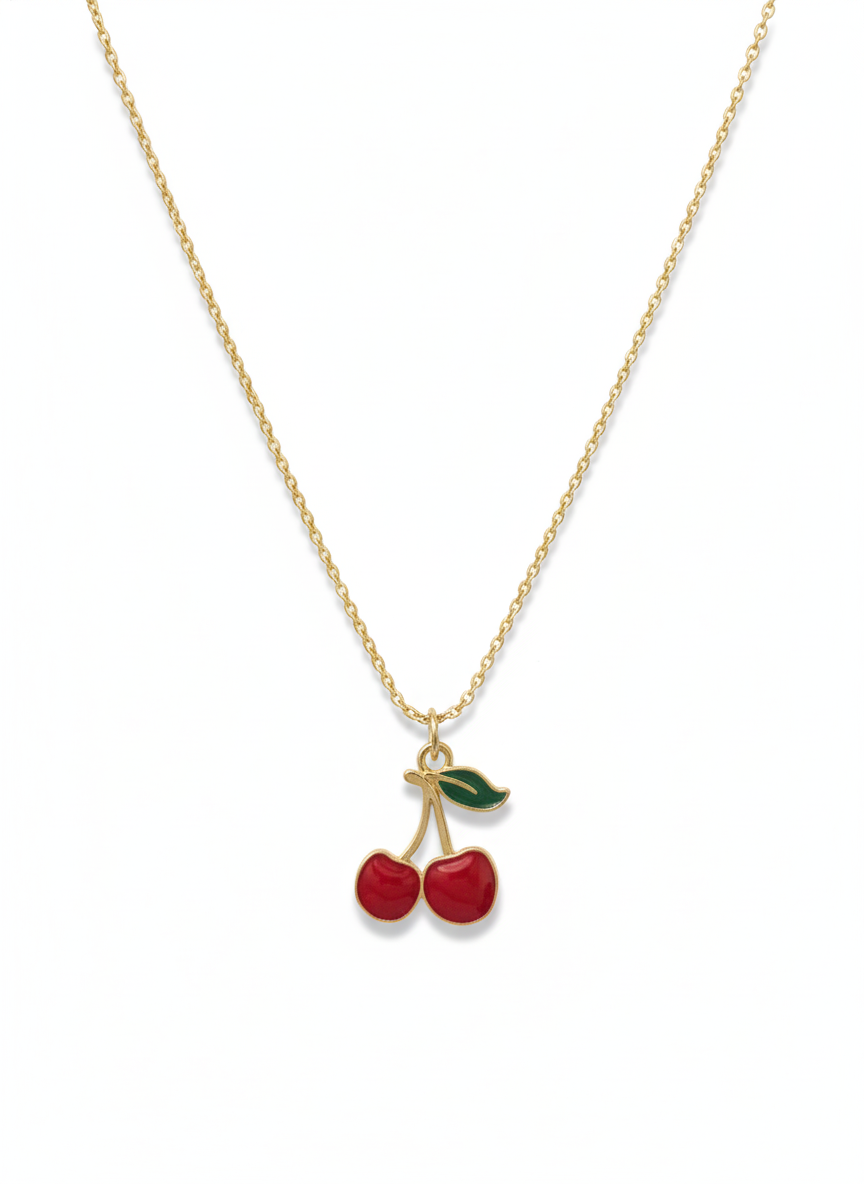 Sweetheart Cherry Mini Necklace